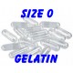 Gelatin size '0' - Clear / Clear - 1000 caps