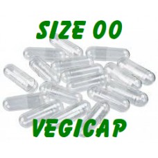 Vegicaps size '00' - Clear / Clear - 1000 caps